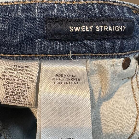 Lucky Brand Jeans Womens 2/26 Long Sweet Straight Straight Leg Stretch Denim - Picture 3 of 15